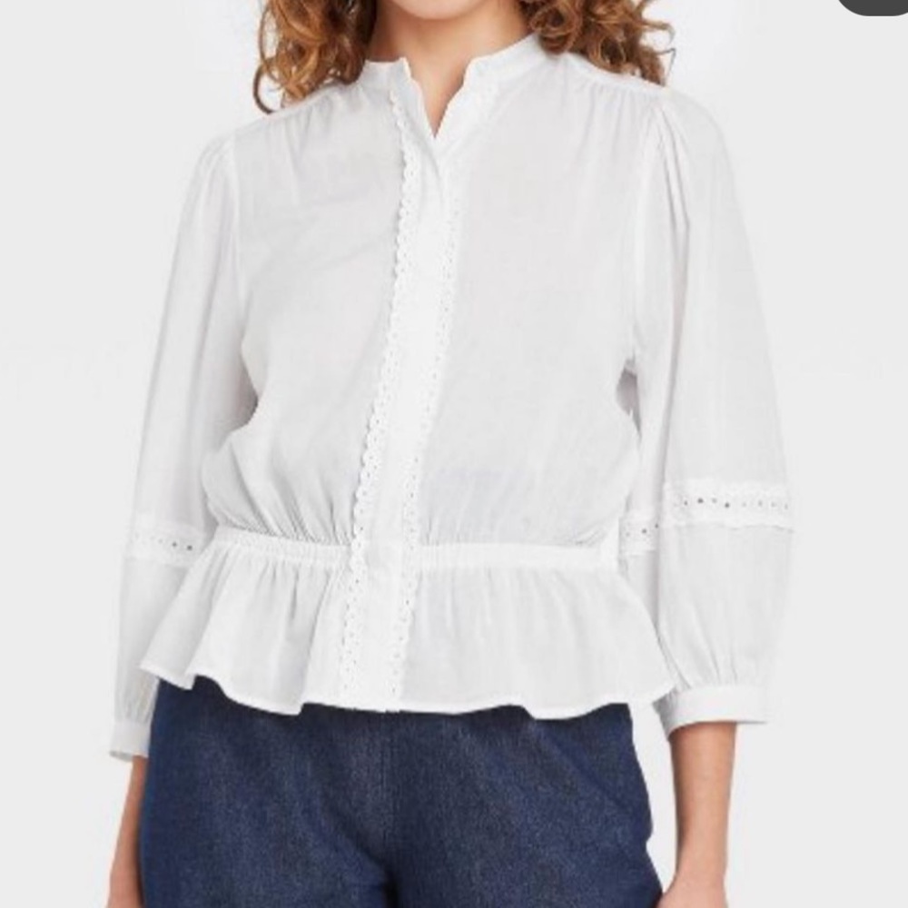 Puff Long Sleeve Top by Who What Wear